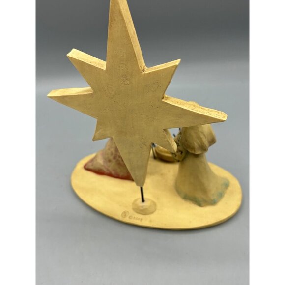 Blossom Bucket Nativity Set Star Luke 2:11 Scriptural Verse Figurine‎ Christmas - Picture 3 of 6